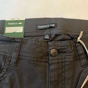NWT gray Toad&Co skinny pant, size 10